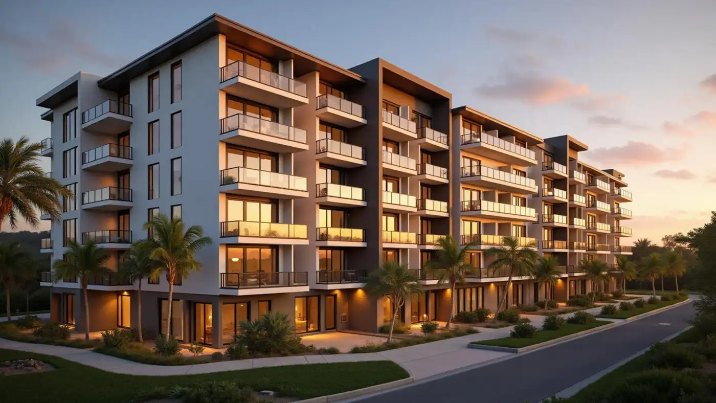 Modern condo building — condo insurance coverage for Alabama and Georgia residents