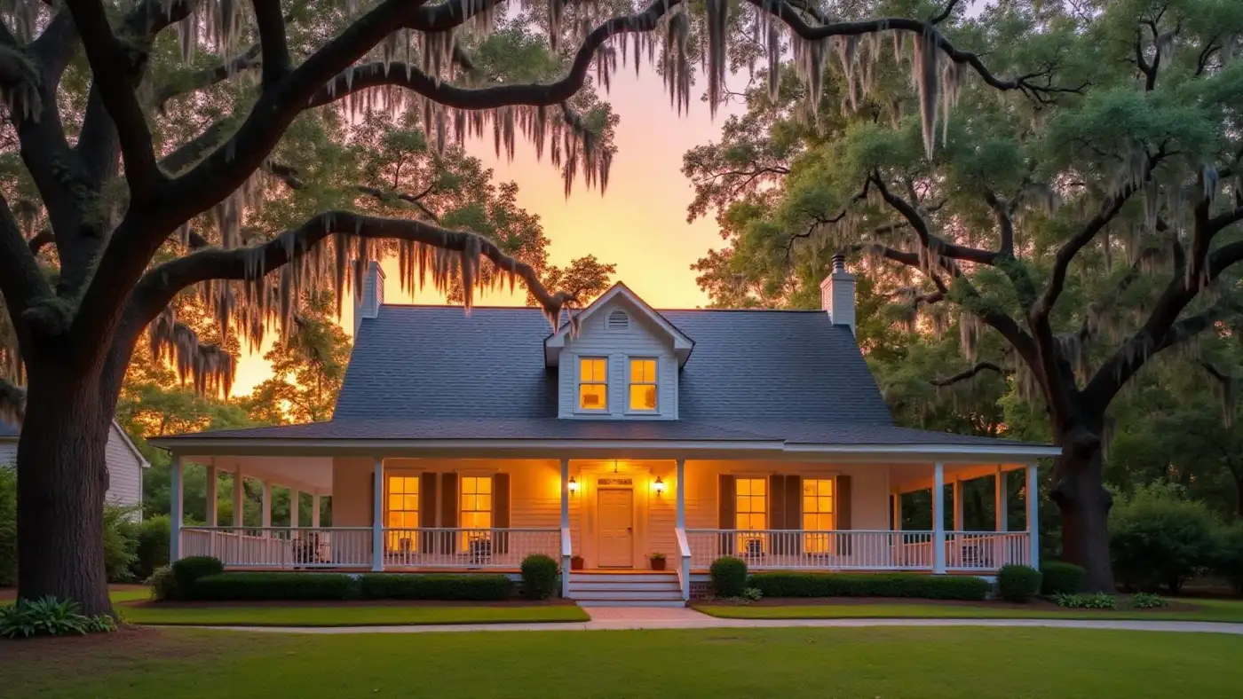 Southern home with front porch — homeowners insurance in Alabama and Georgia