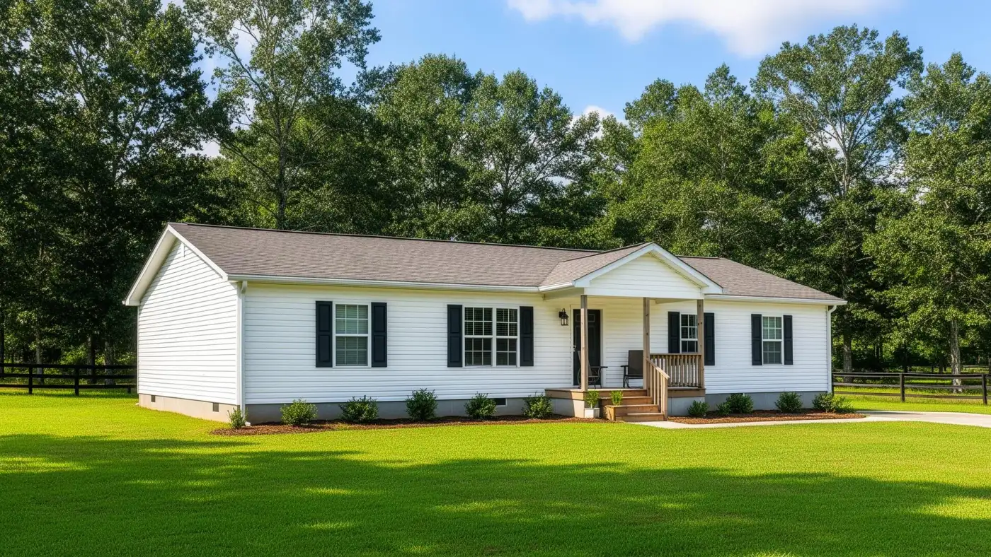 Manufactured home in a rural setting — mobile home insurance coverage